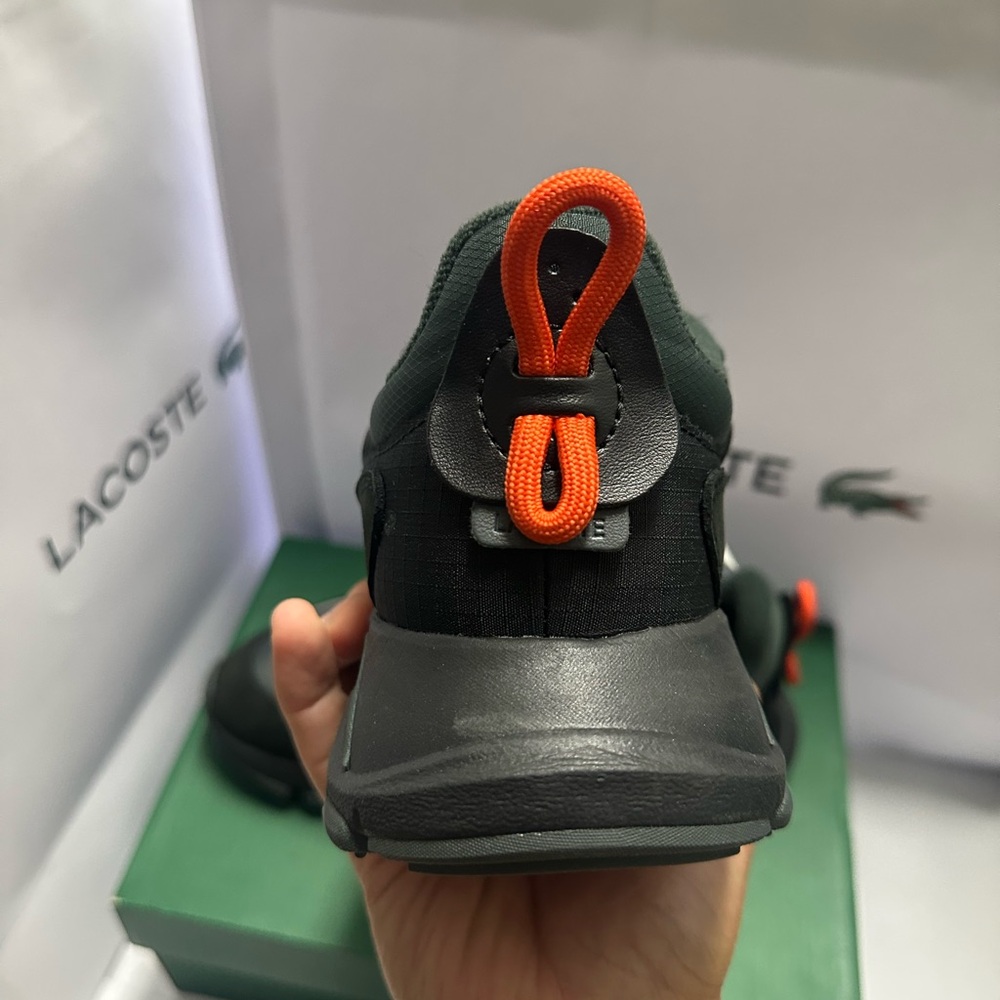 Lacoste L003 Neo Tech Chunky Runner Shoes Women's Size 7 Black Grey - Picture 4 of 8